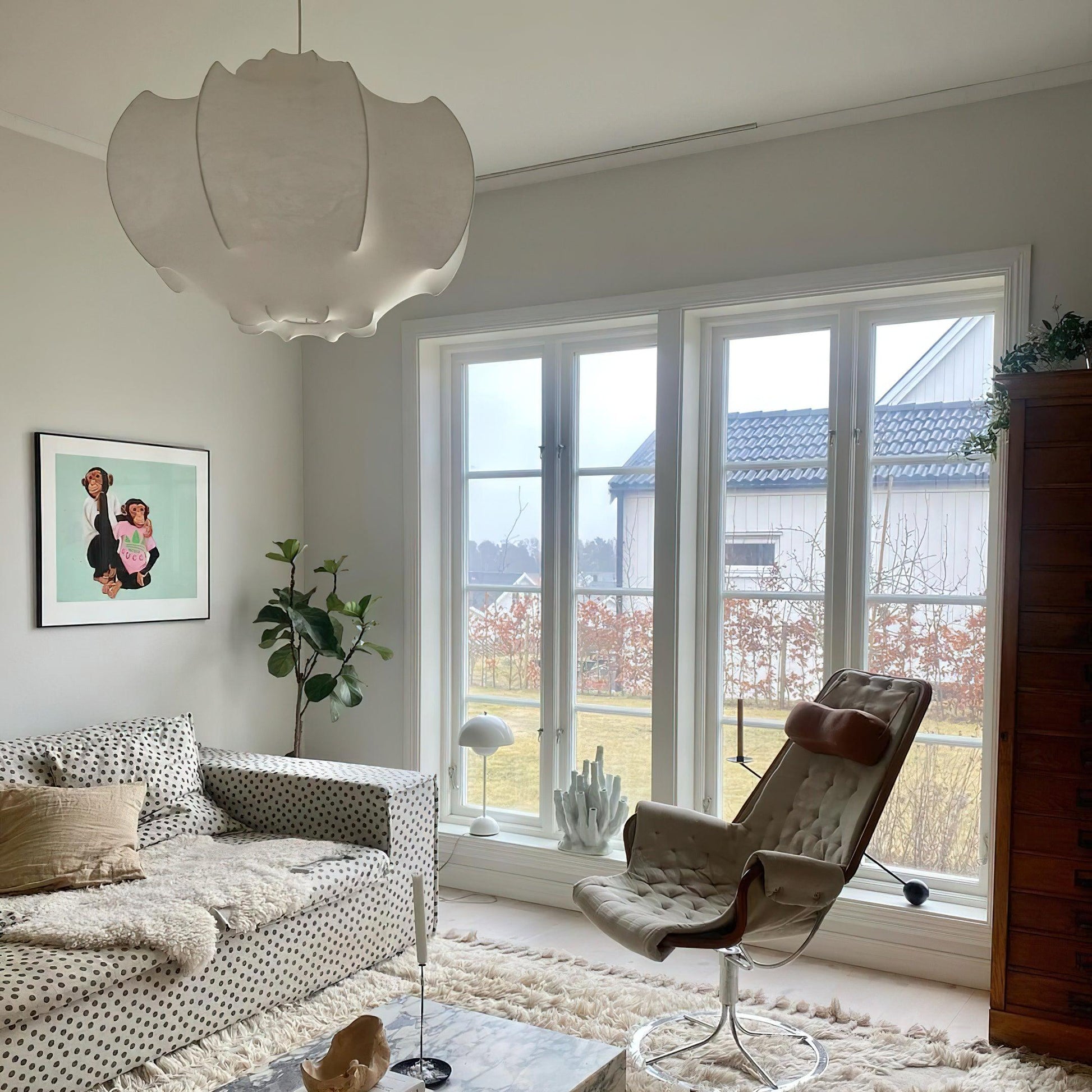 Create Silk Pendant Light - Loonglight