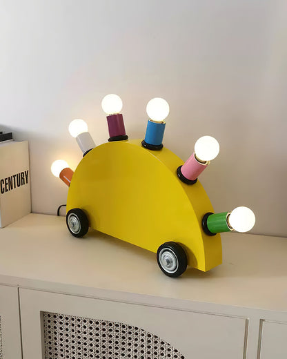 Cartoon auto tafellamp