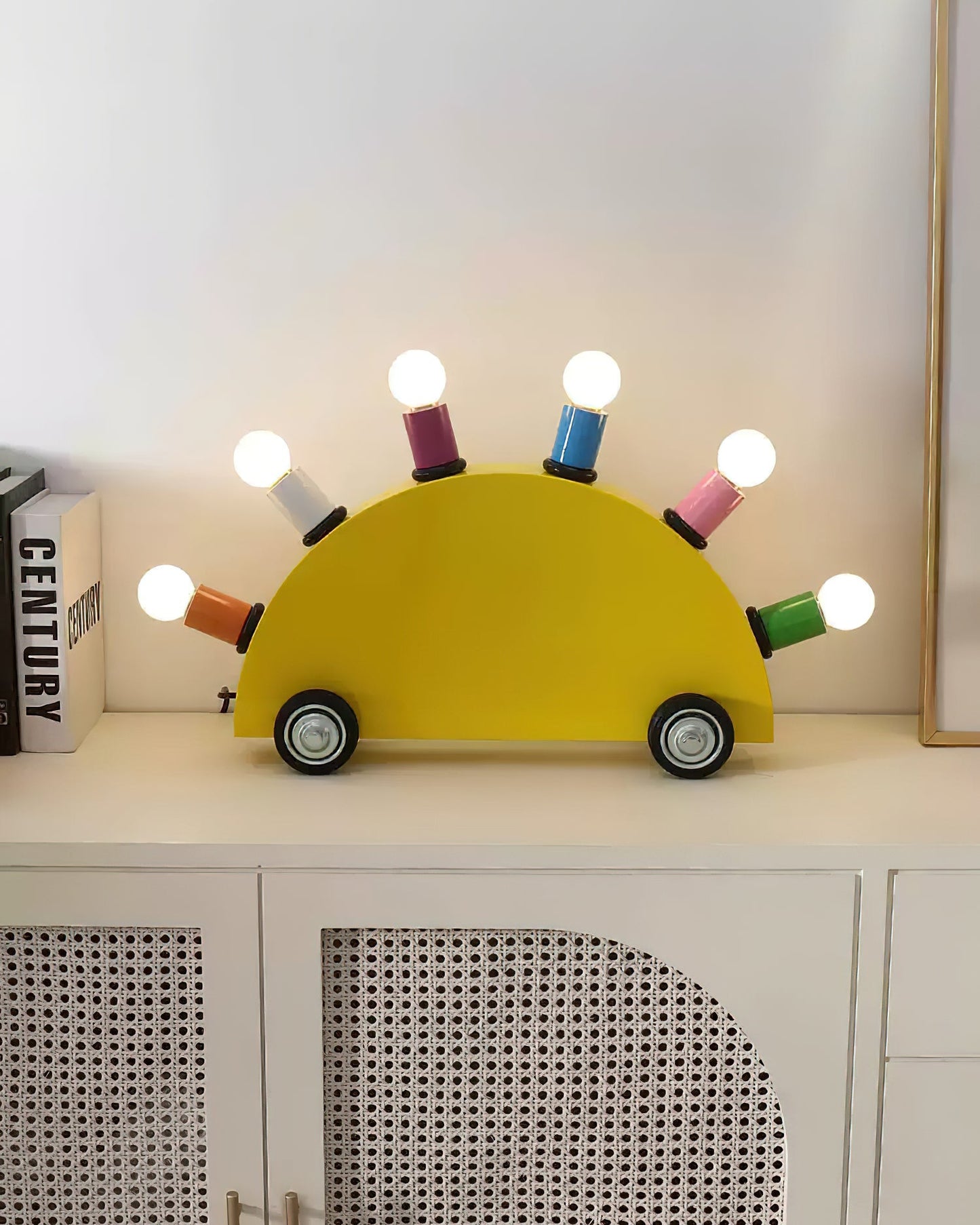 Cartoon auto tafellamp