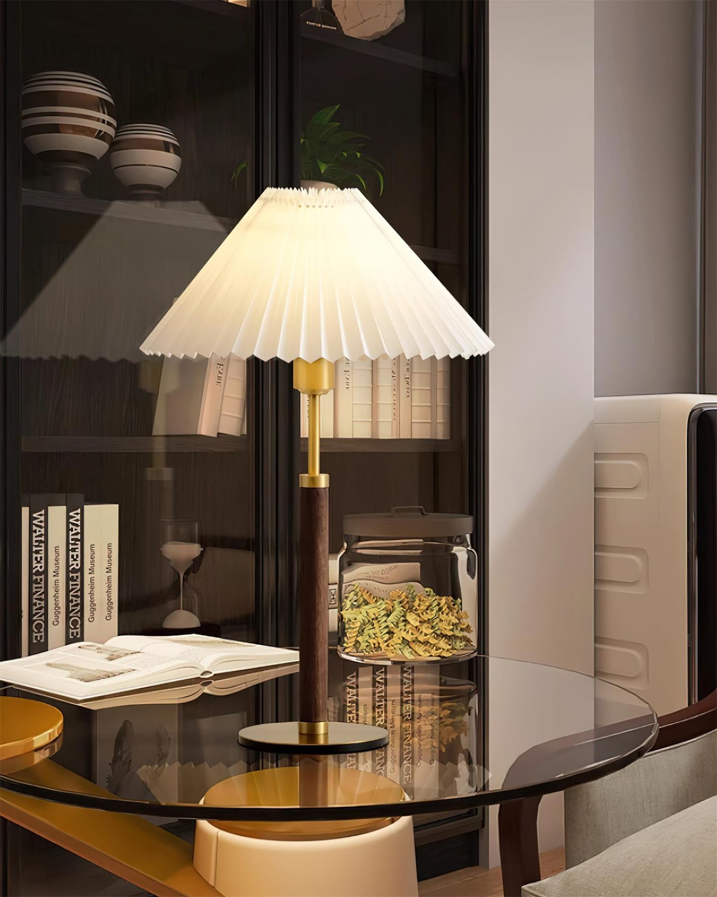 Catelyn Pleated Table Lamp - Loonglight