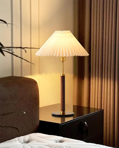 Catelyn Pleated Table Lamp - Loonglight