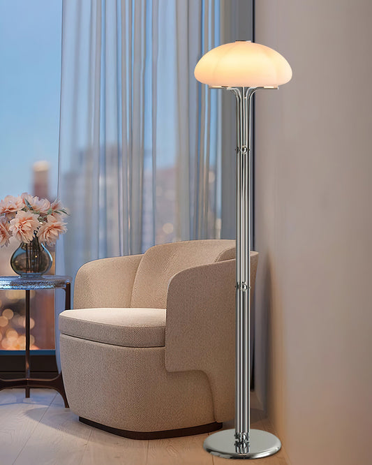 Cato Glass Floor Lamp - Loonglight