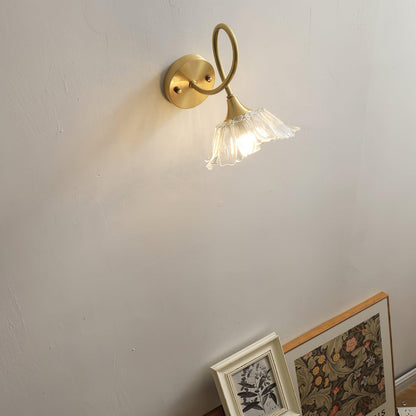 Century Lotus Leaf Wall Lamp - Loonglight