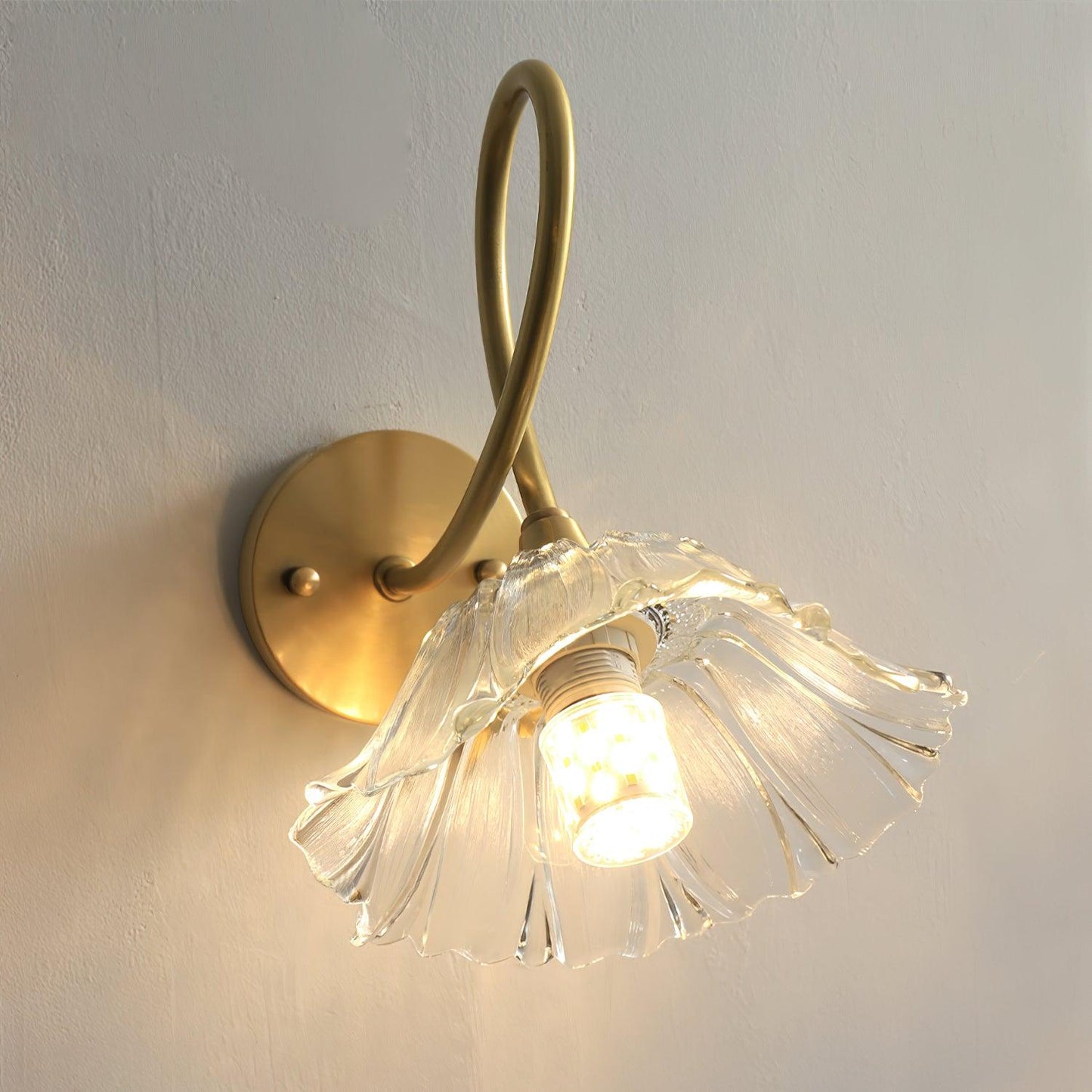 Century Lotus Leaf Wall Lamp - Loonglight