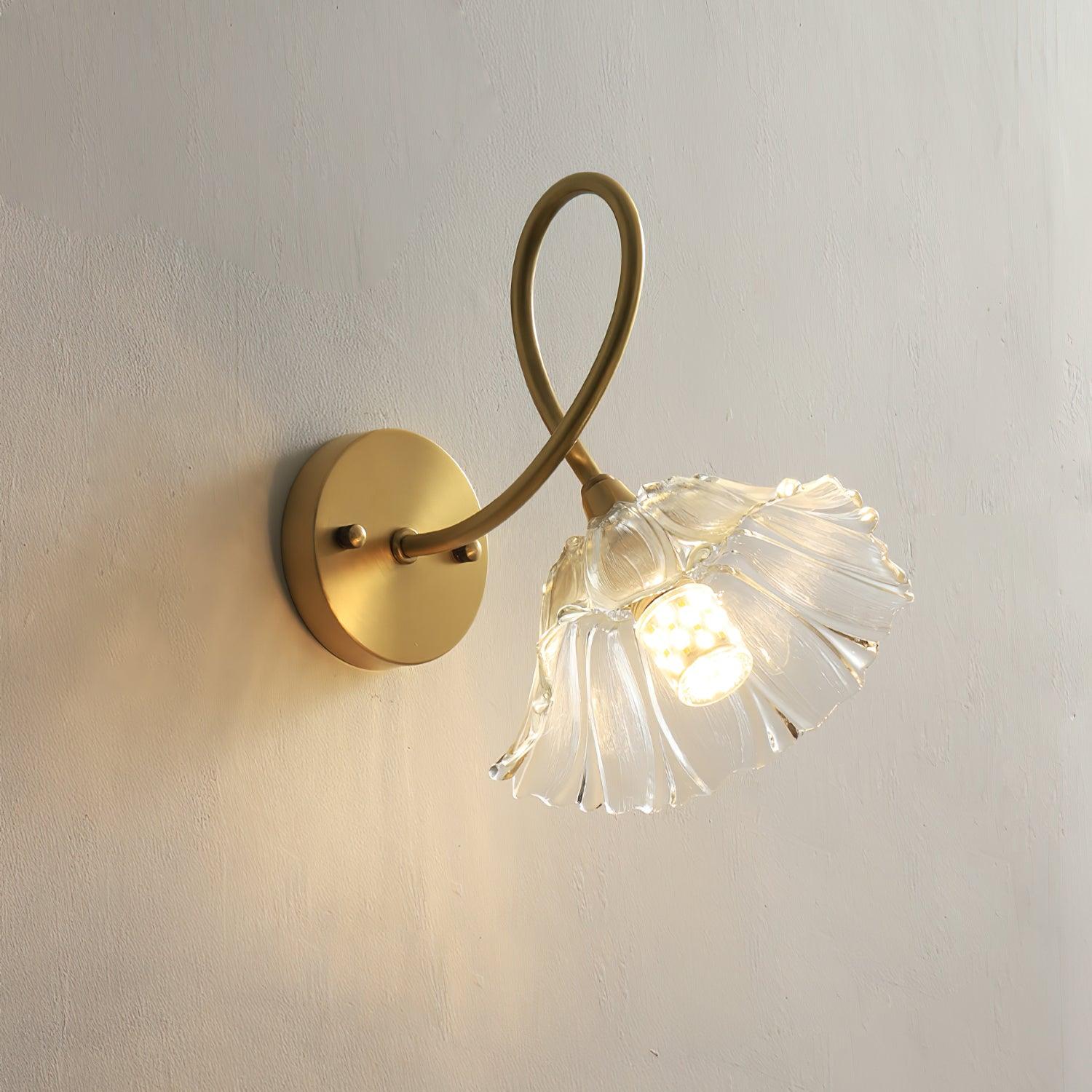Century Lotus Leaf Wall Lamp - Loonglight