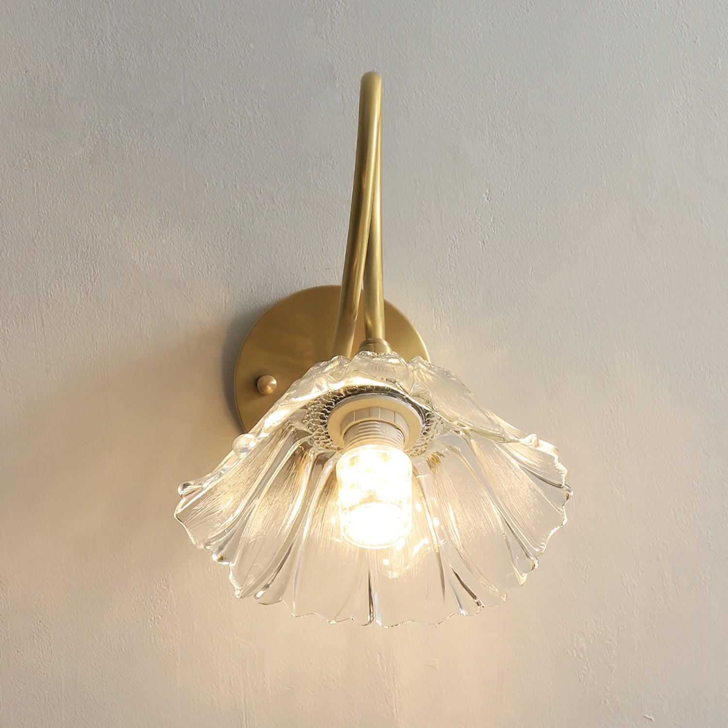 Century Lotus Leaf Wall Lamp - Loonglight