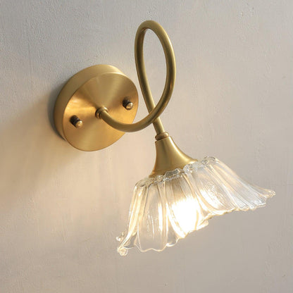 Century Lotus Leaf Wall Lamp - Loonglight