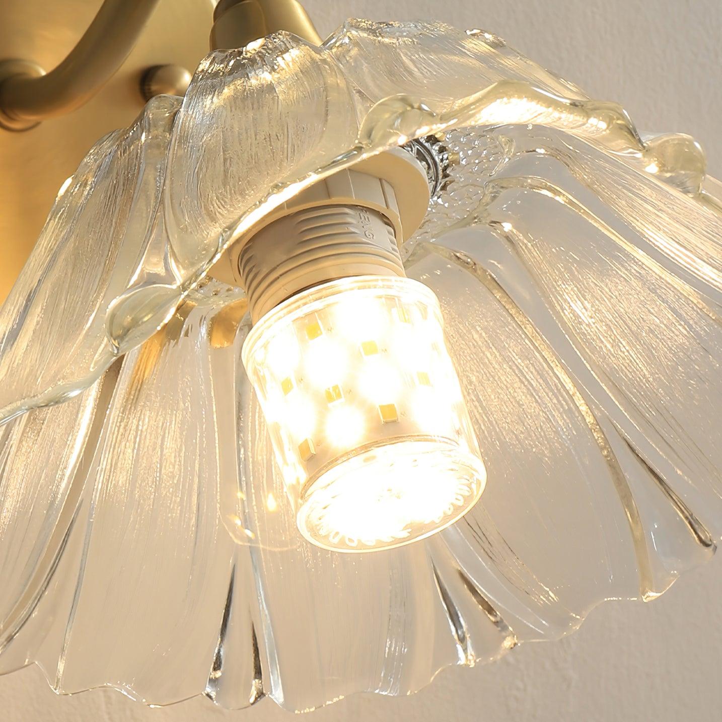 Century Lotus Leaf Wall Lamp - Loonglight
