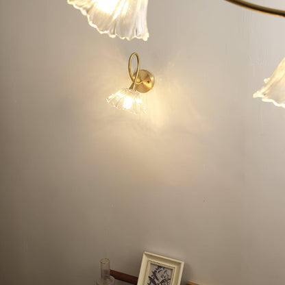 Century Lotus Leaf Wall Lamp - Loonglight