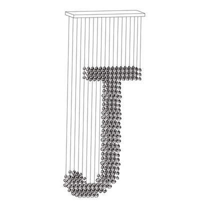 Charcoal Stones Chandeliers G to L - Loonglight