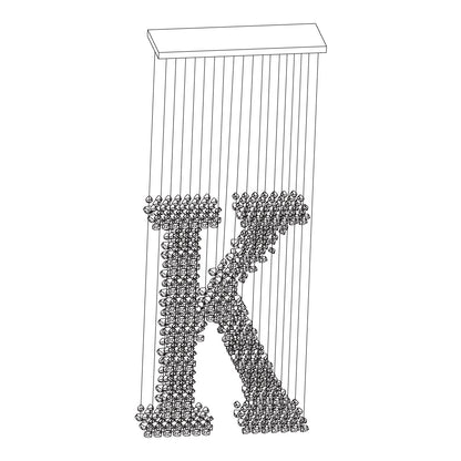 Charcoal Stones Chandeliers G to L - Loonglight