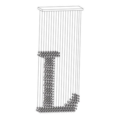 Charcoal Stones Chandeliers G to L - Loonglight