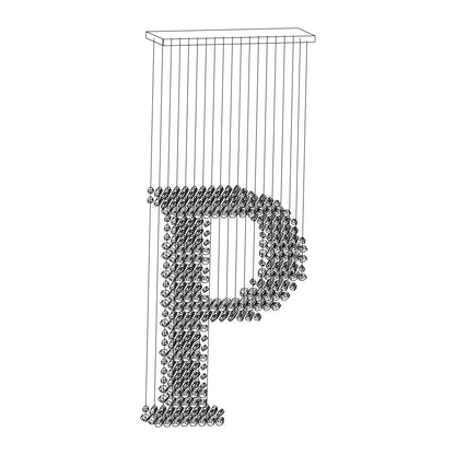 Charcoal Stones Chandeliers M to R - Loonglight