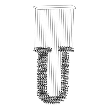 Charcoal Stones Chandeliers S to Z - Loonglight