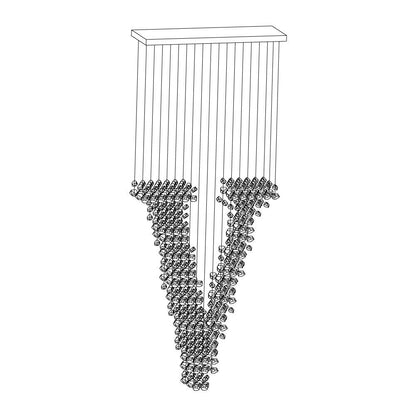 Charcoal Stones Chandeliers S to Z - Loonglight