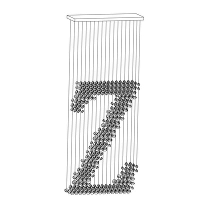 Charcoal Stones Chandeliers S to Z - Loonglight