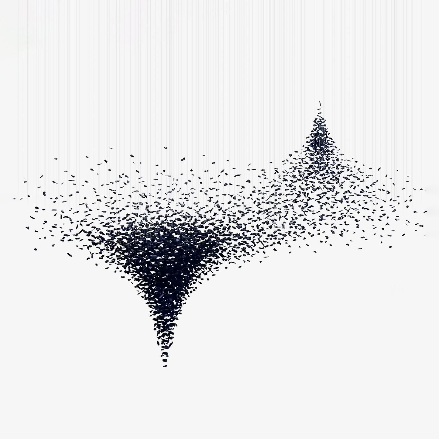 Charcoal Stones Chandelier O L 70.1″ x H 79.9″ - Loonglight