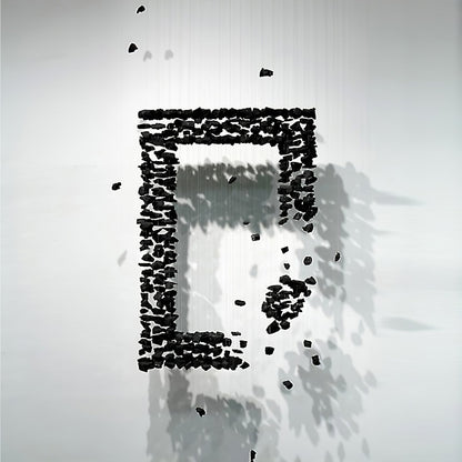 Hourglass Charcoal Stones Chandelier - Loonglight