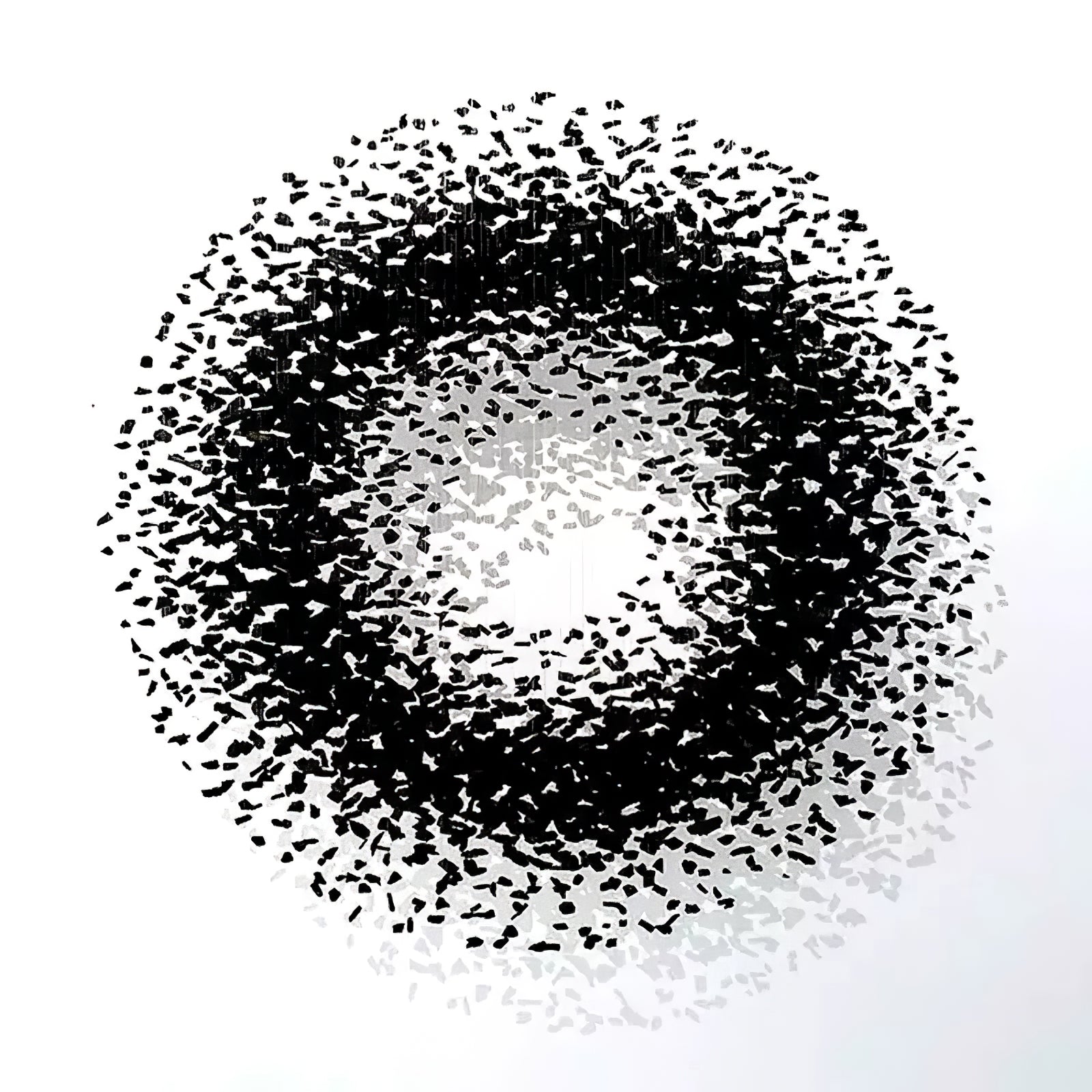 Hourglass Charcoal Stones Chandelier - Loonglight