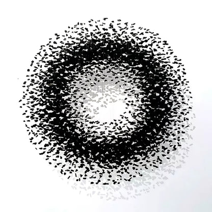 Hourglass Charcoal Stones Chandelier - Loonglight