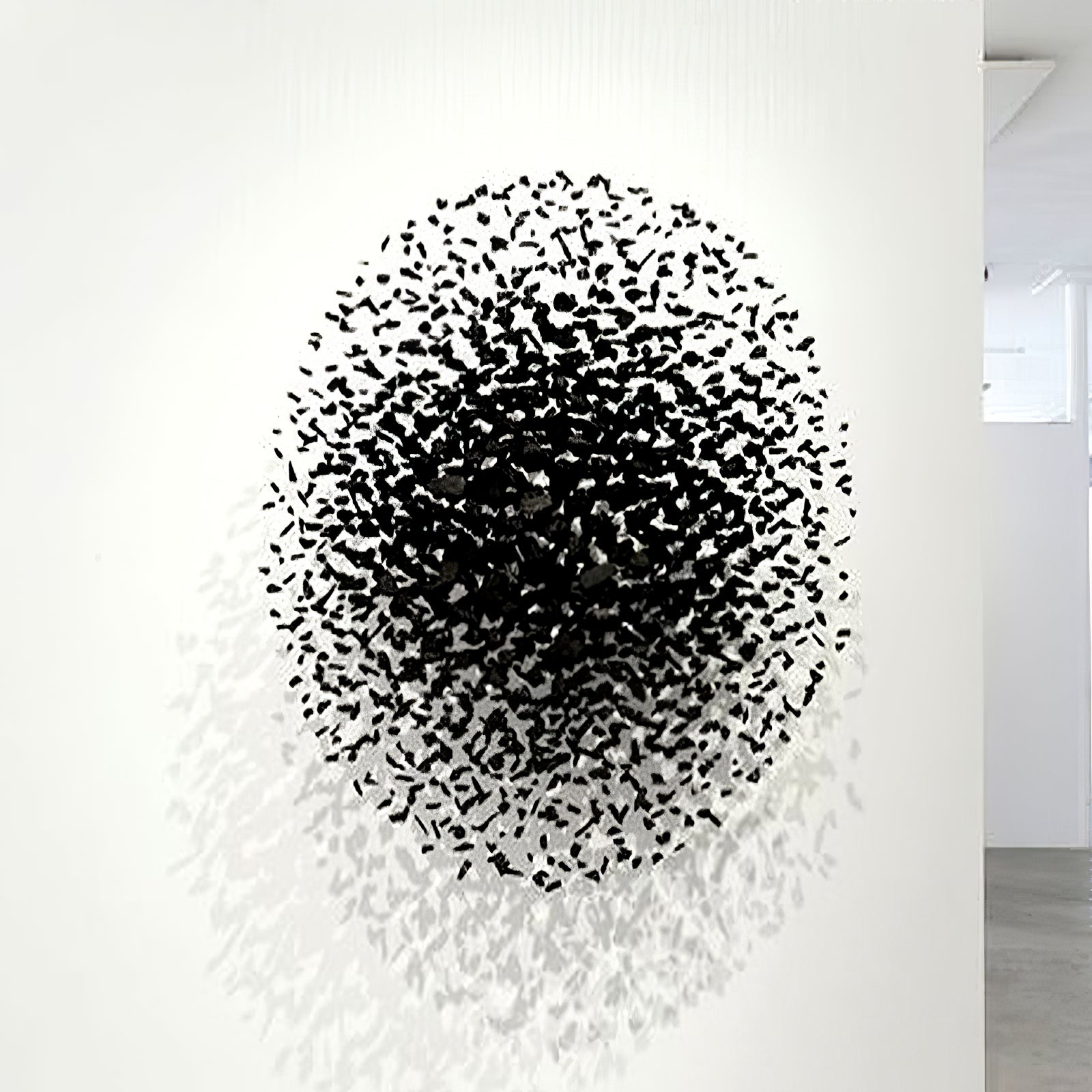 Hourglass Charcoal Stones Chandelier - Loonglight