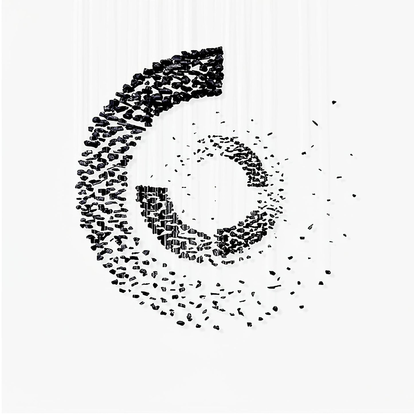 Hourglass Charcoal Stones Chandelier - Loonglight