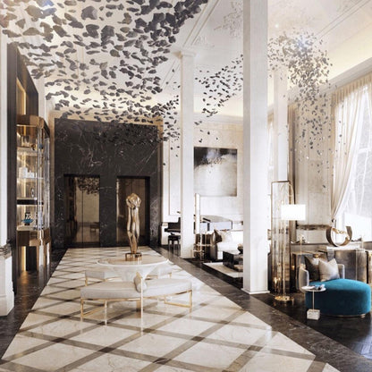 Charcoal Stones Chandeliers S to Z - Loonglight