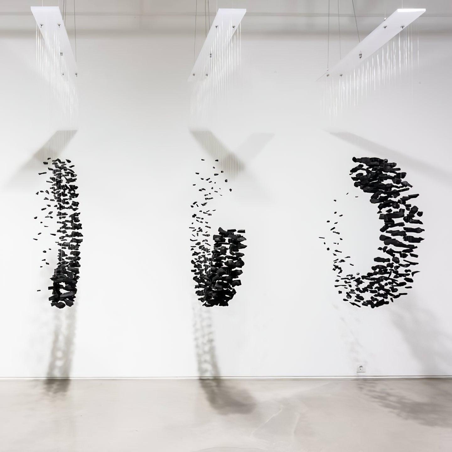 Charcoal Stones Chandeliers G to L - Loonglight