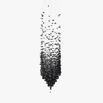 Charcoal Stones Chandeliers G to L - Loonglight