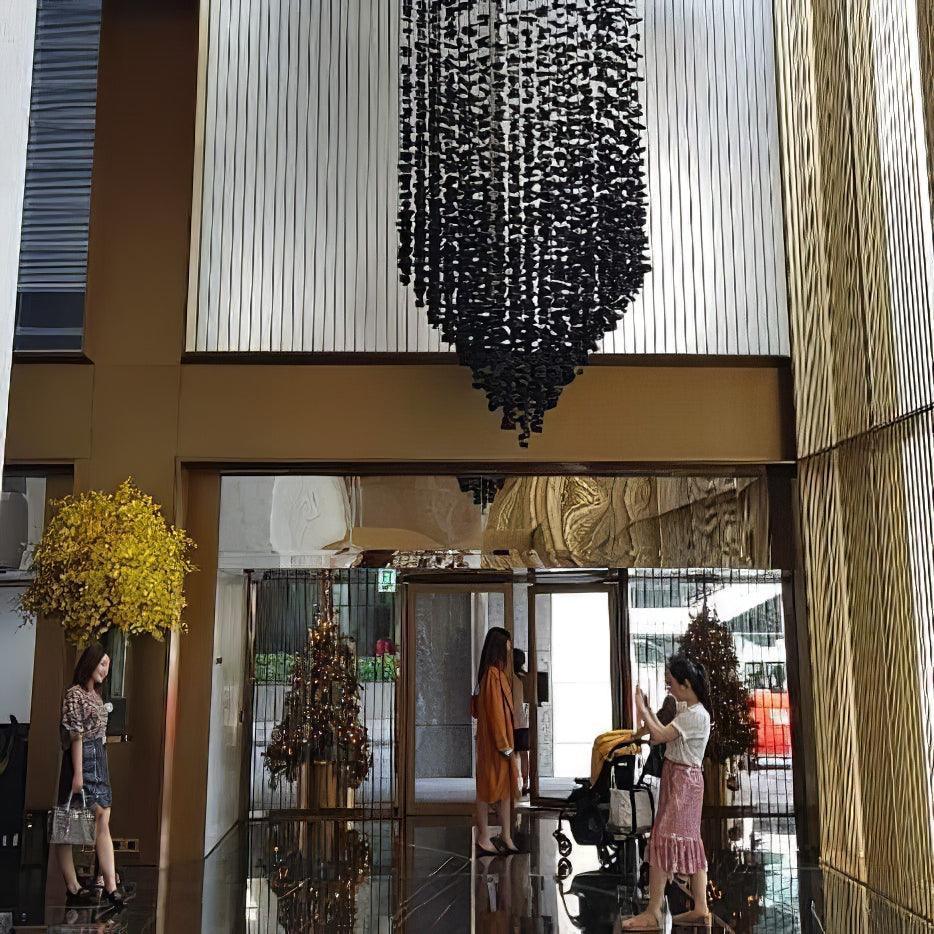 Charcoal Stones Chandeliers S to Z - Loonglight