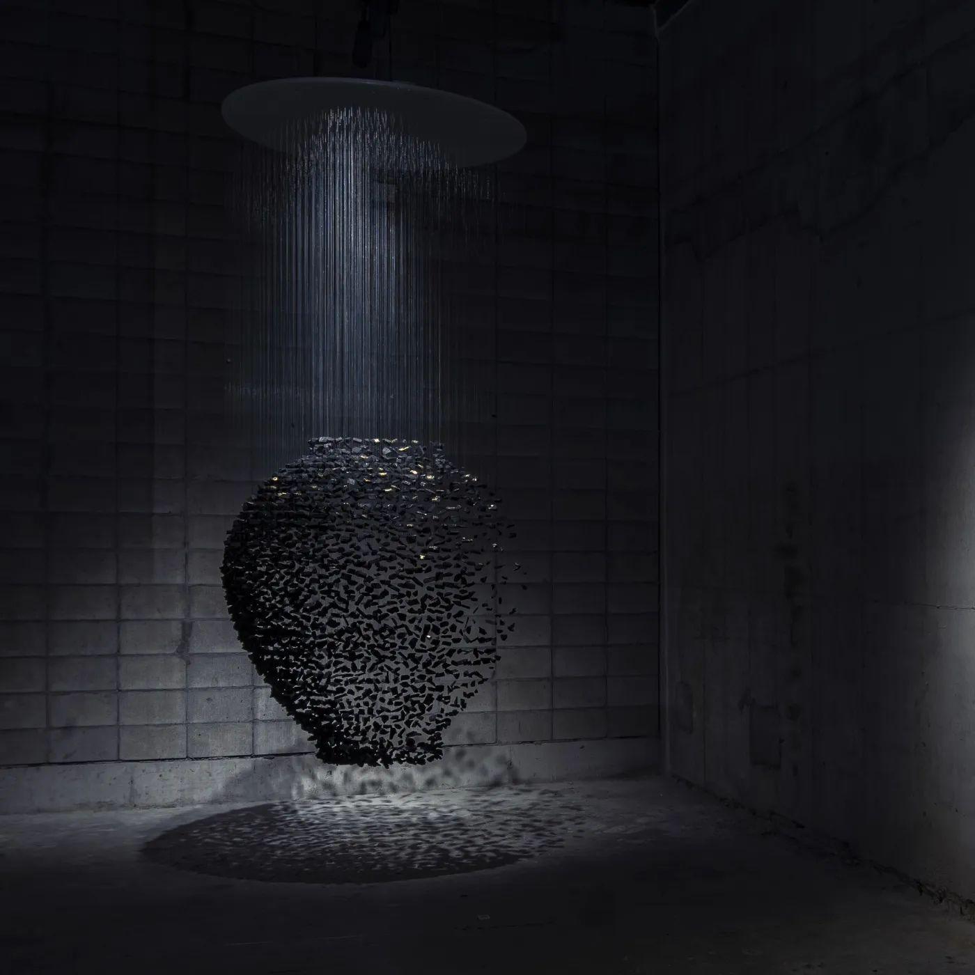 Charcoal Stones Chandeliers G to L - Loonglight