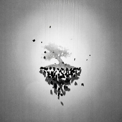 Charcoal Stones Chandeliers M to R - Loonglight