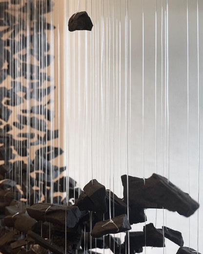 Charcoal Stones Chandeliers G to L - Loonglight