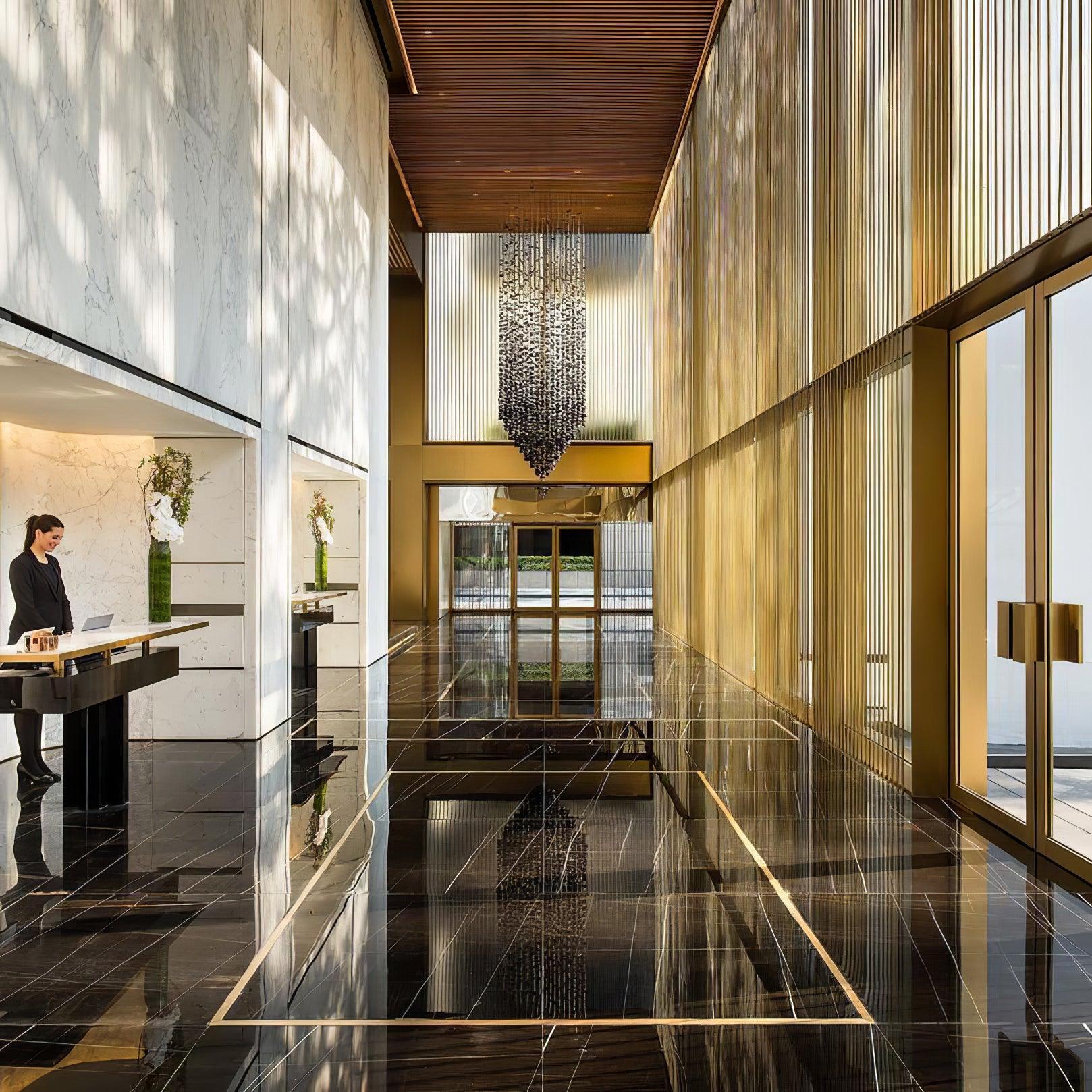 Charcoal Stones Chandeliers M to R - Loonglight