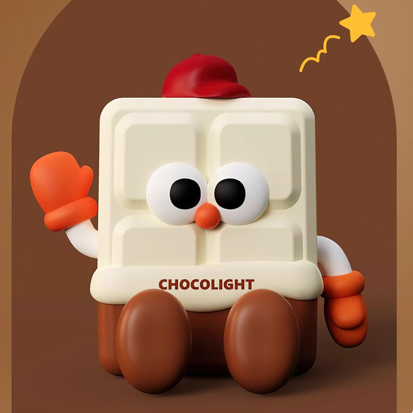 Chocolate Small Night Light - Loonglight