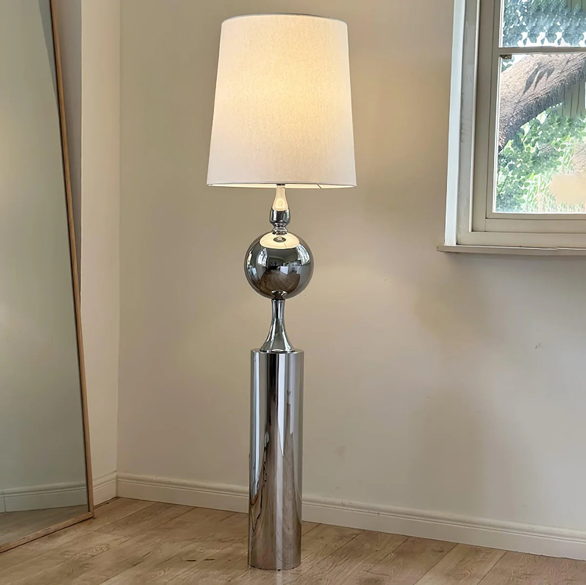 Chrome Bubble Floor Lamp - Loonglight