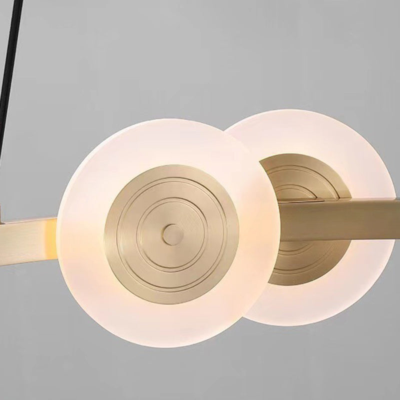 Circular Optical Disc Chandelier 5