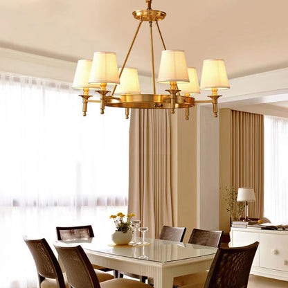 Classic European Fabric Chandelier - Loonglight