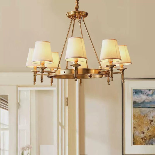 Classic European Fabric Chandelier - Loonglight