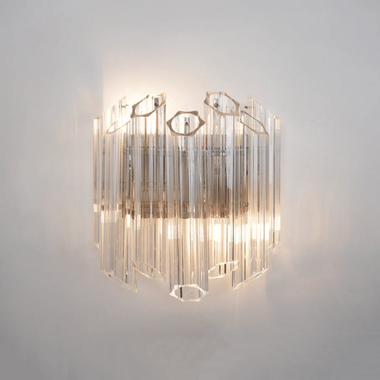 Clear Palermo Murano Wall Lamp - Loonglight
