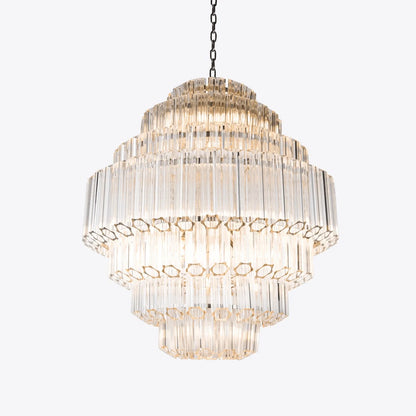 Clear Hive Murano Glass Chandelier - Loonglight