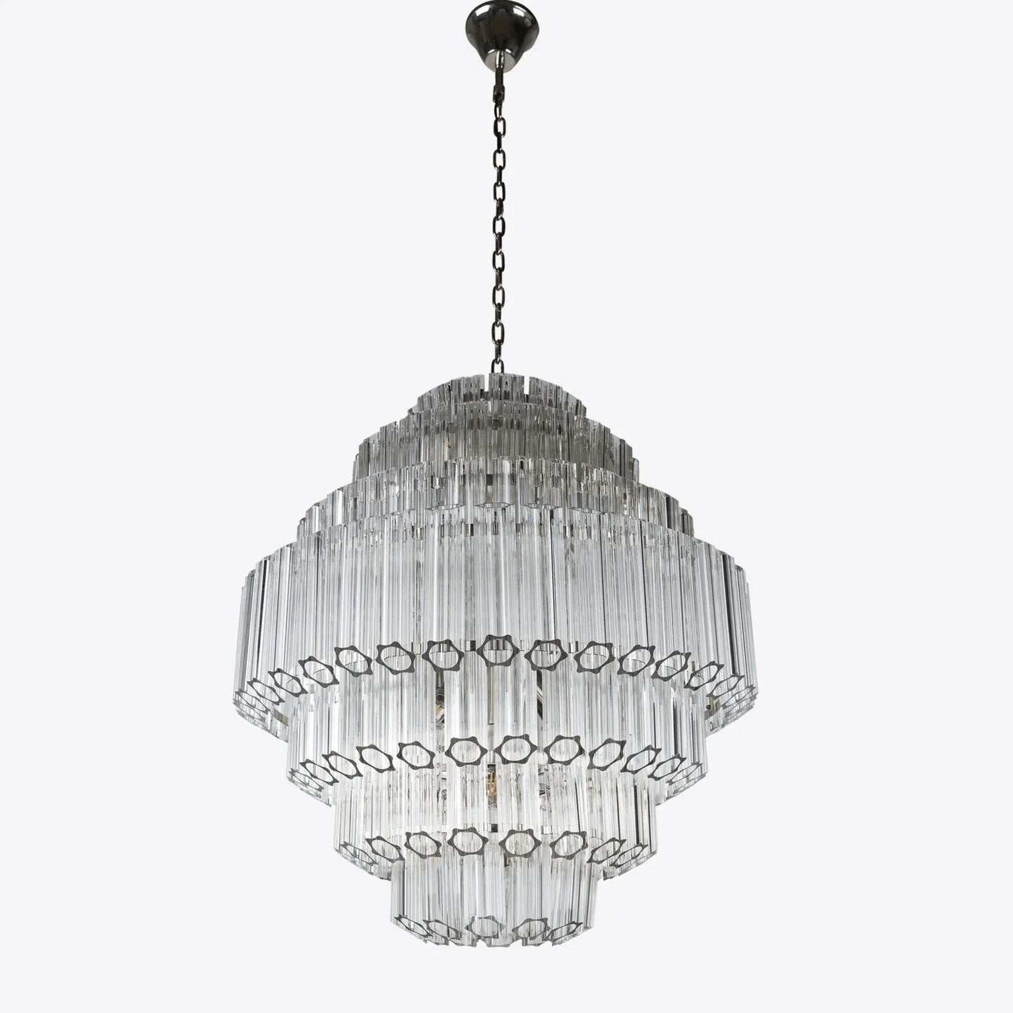 Clear Hive Murano Glass Chandelier - Loonglight