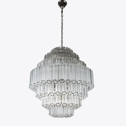 Clear Hive Murano Glass Chandelier - Loonglight