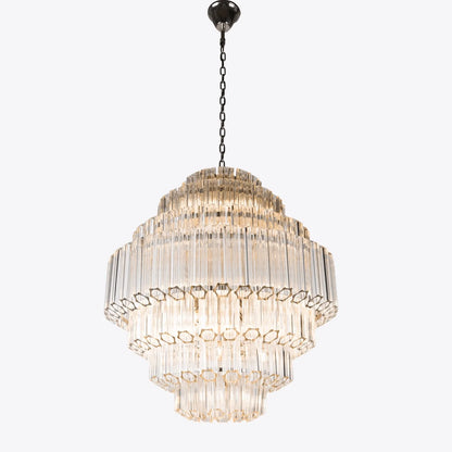 Clear Hive Murano Glass Chandelier - Loonglight