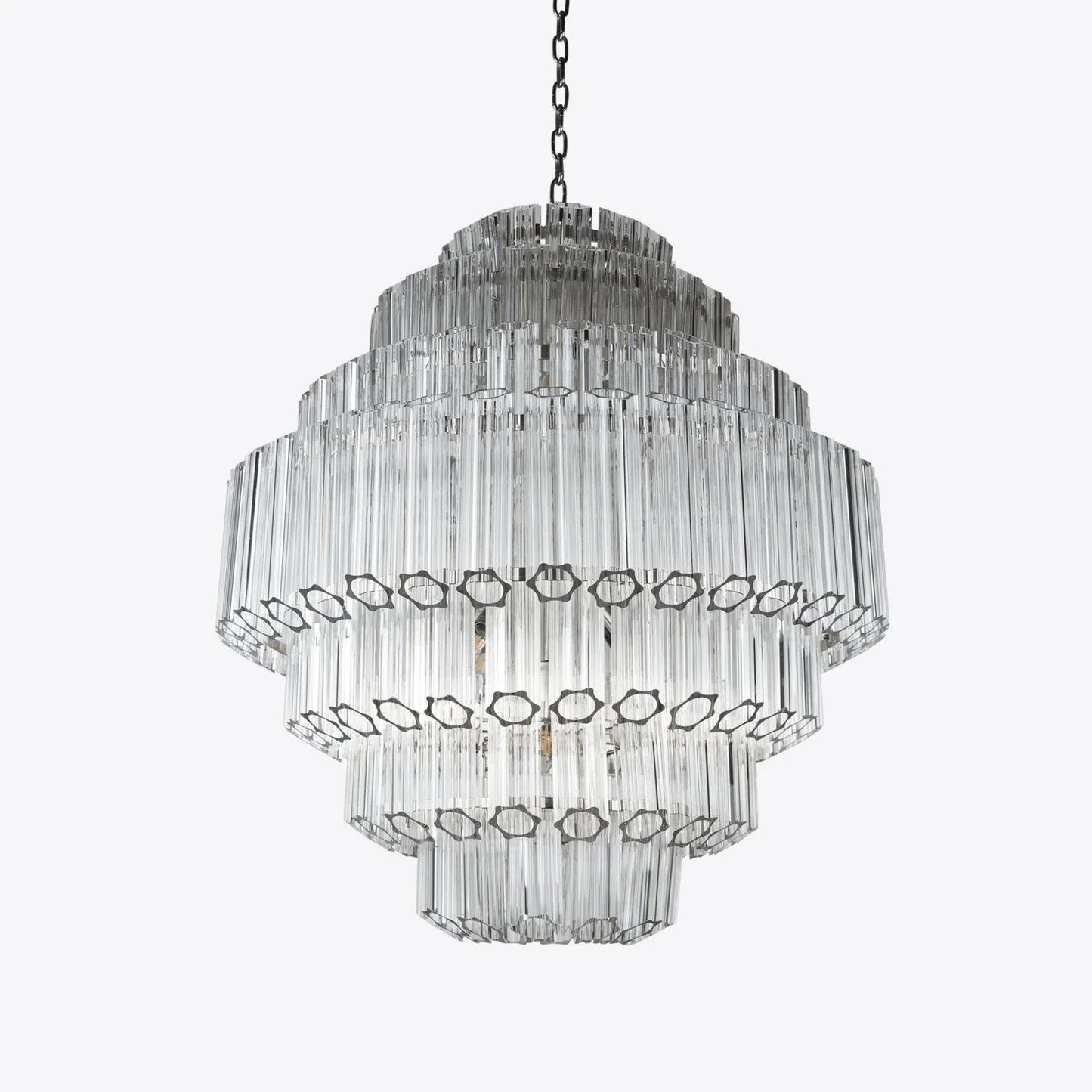 Clear Hive Murano Glass Chandelier - Loonglight