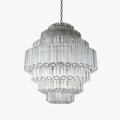 Clear Hive Murano Glass Chandelier - Loonglight