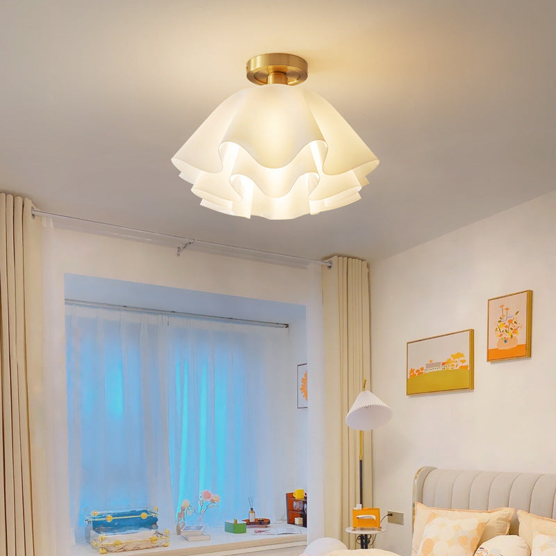 Cealing Ruffle Icon Cloud Ruffle Ceiling Light – Loonglight