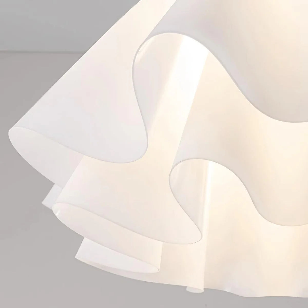 Cealing Ruffle Icon Cloud Ruffle Ceiling Light – Loonglight