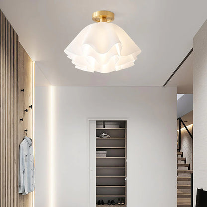 Cloud Ruffle Ceiling Light - Loonglight