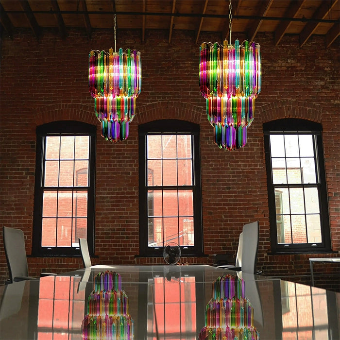 Colorful Murano Glass Chandelier - Loonglight